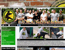 Tablet Screenshot of cumasurvivalschool.com